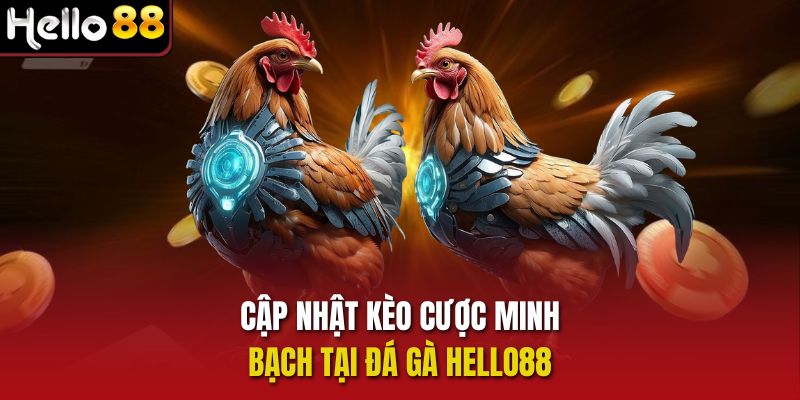 Cập nhật kèo cược minh bạch tại Đá gà Hello88 
